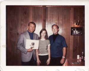 1968 on my honeymoon with Mickey Mantle