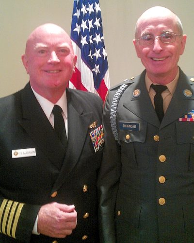 James-Thurmond-and-Red-OLaughlin-at-Rotary-Lunch-for-Vets